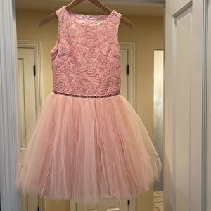 Designer David Charles pink dress size 14 years